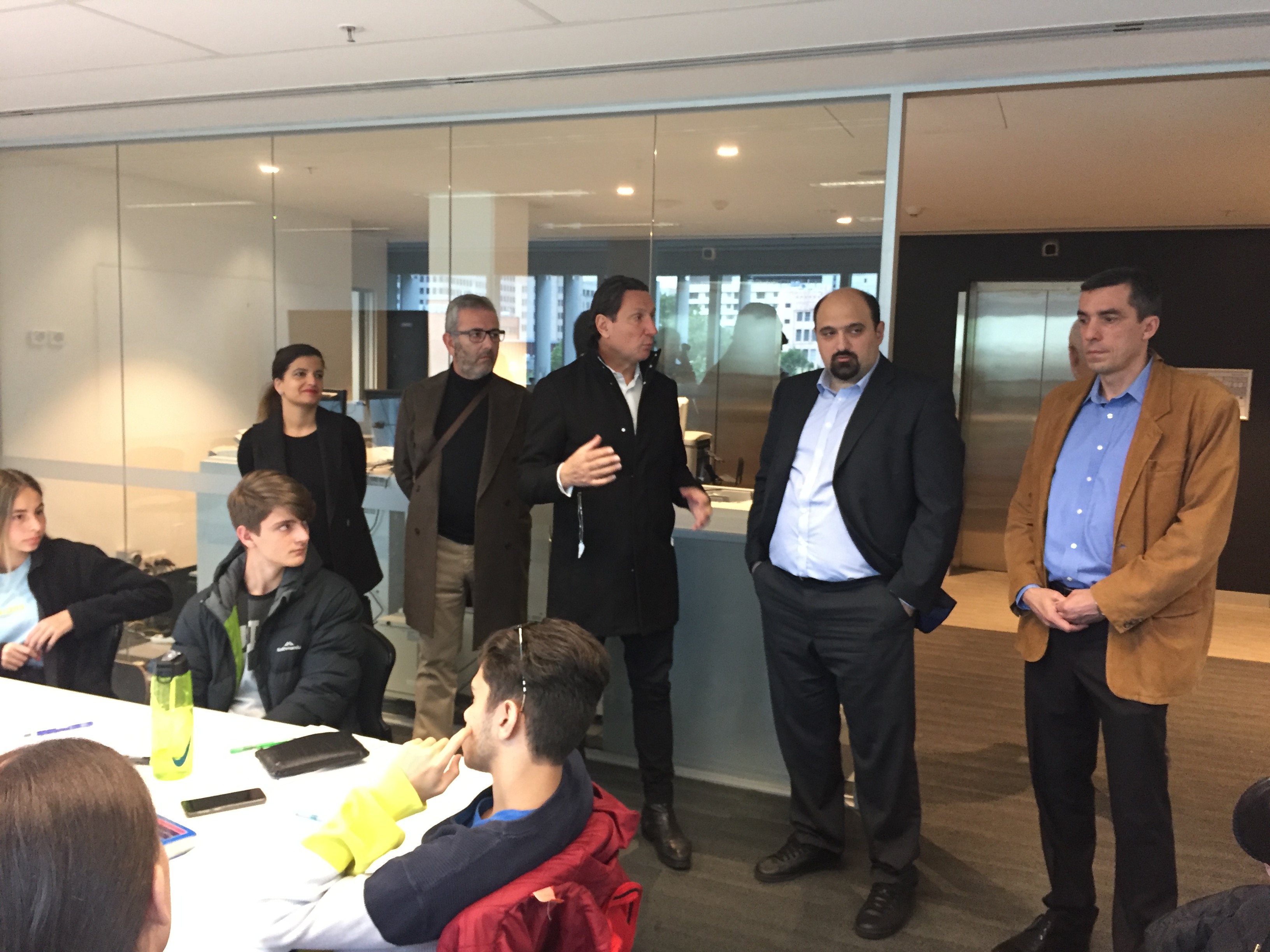 Visit of Mr. Ch. Triantopoulos