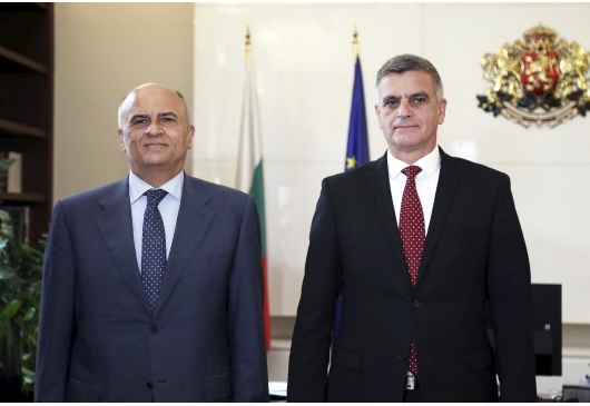 Συνάντηση του Πρέσβη της Ελλάδος, κου Δ. Χρονόπουλου με τον υπηρεσιακό Πρωθυπουργό της Βουλγαρίας κ. Stefan Yanev