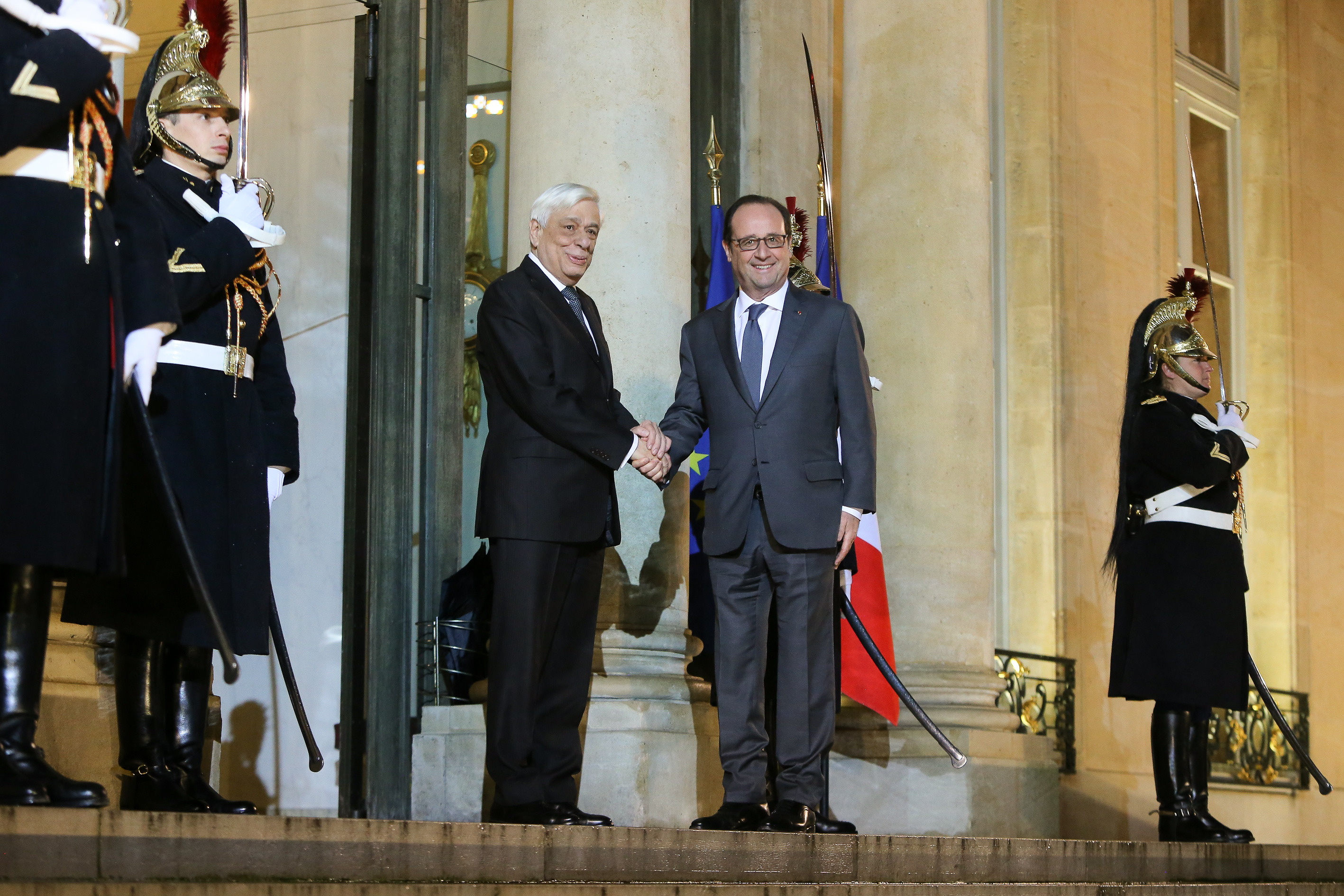Première visite officielle en France du Président de la République Hellénique M. Prokopis Pavlopoulos - 12 et 13 décembre 2016