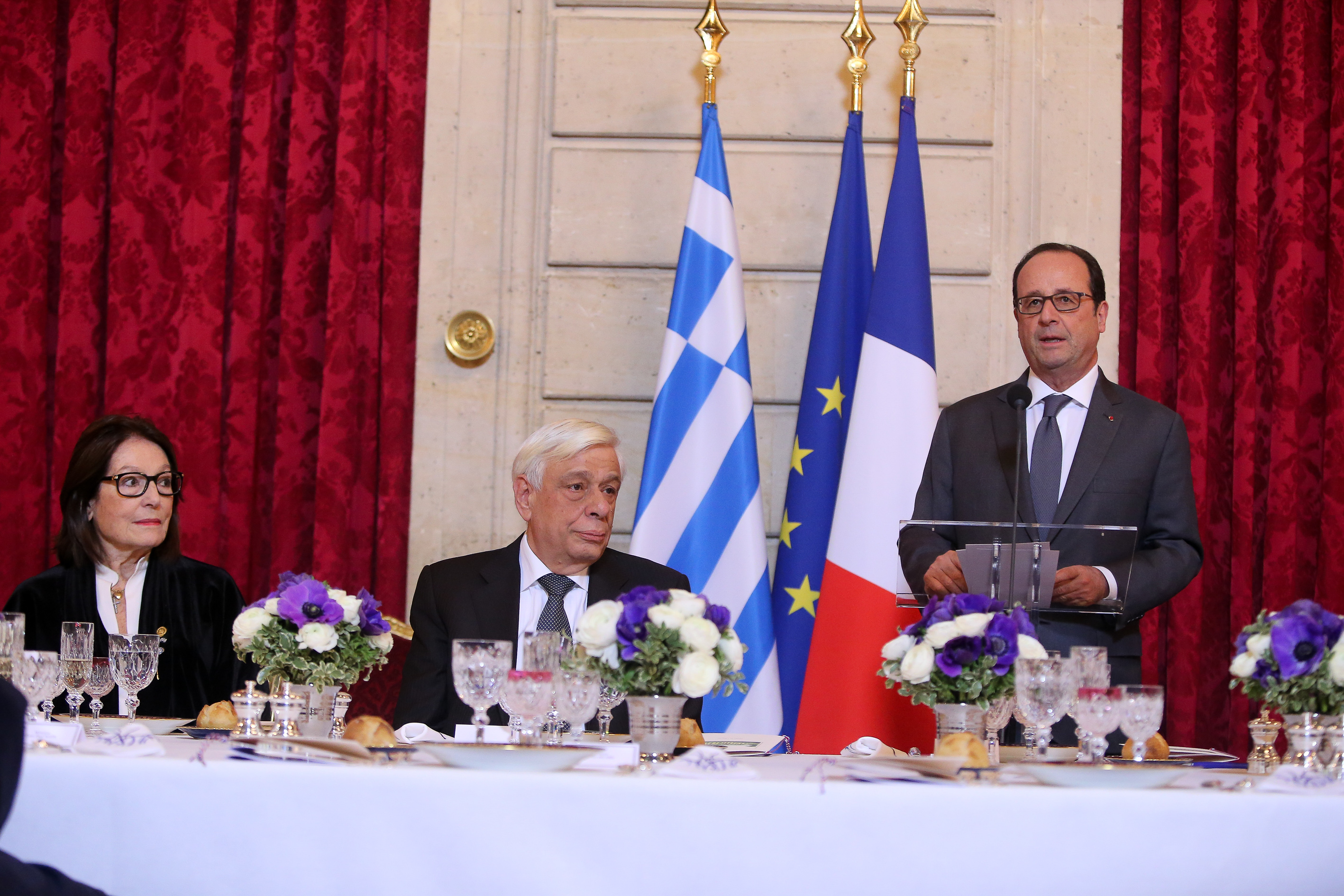 Première visite officielle en France du Président de la République Hellénique M. Prokopis Pavlopoulos - 12 et 13 décembre 2016