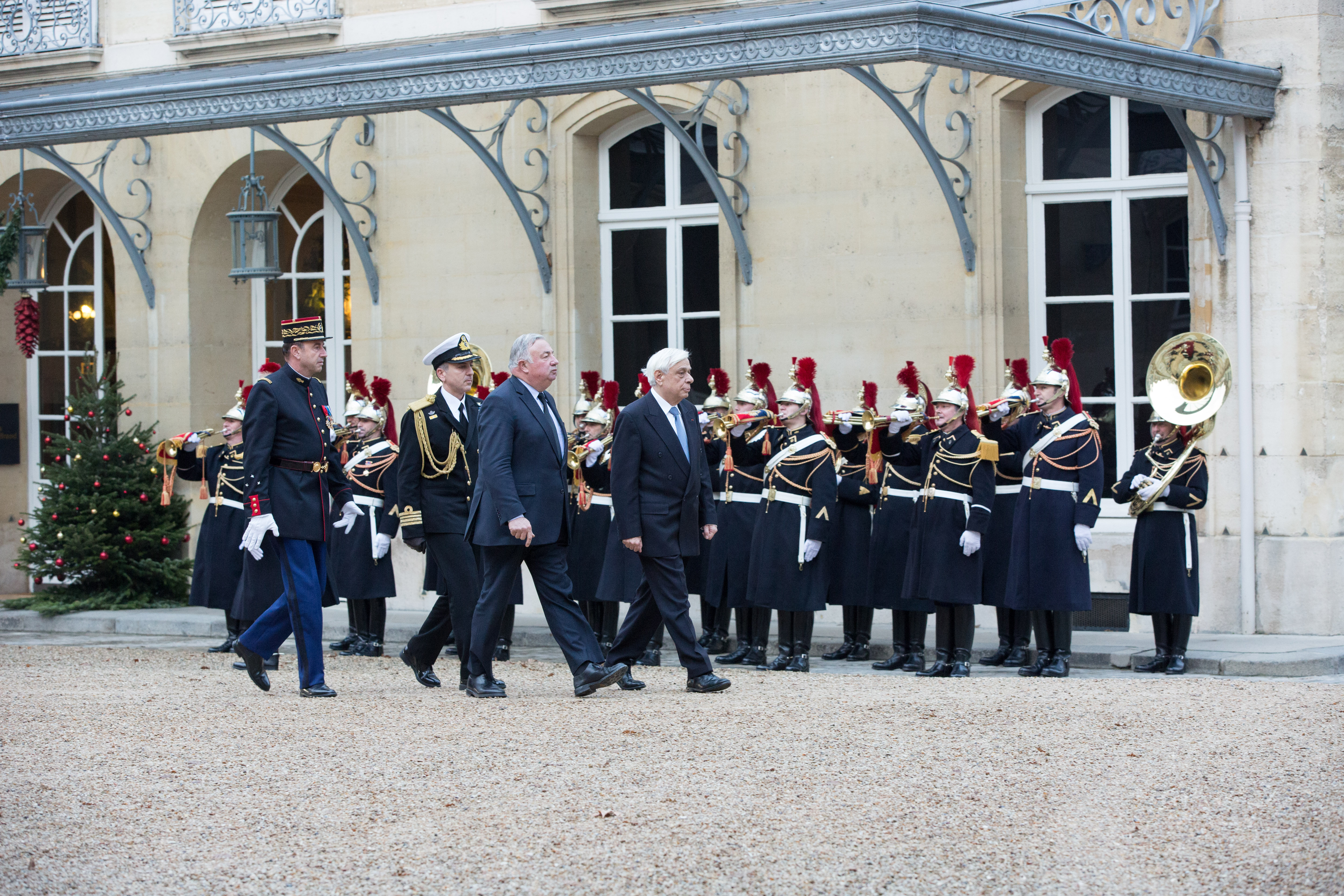 Première visite officielle en France du Président de la République Hellénique M. Prokopis Pavlopoulos - 12 et 13 décembre 2016