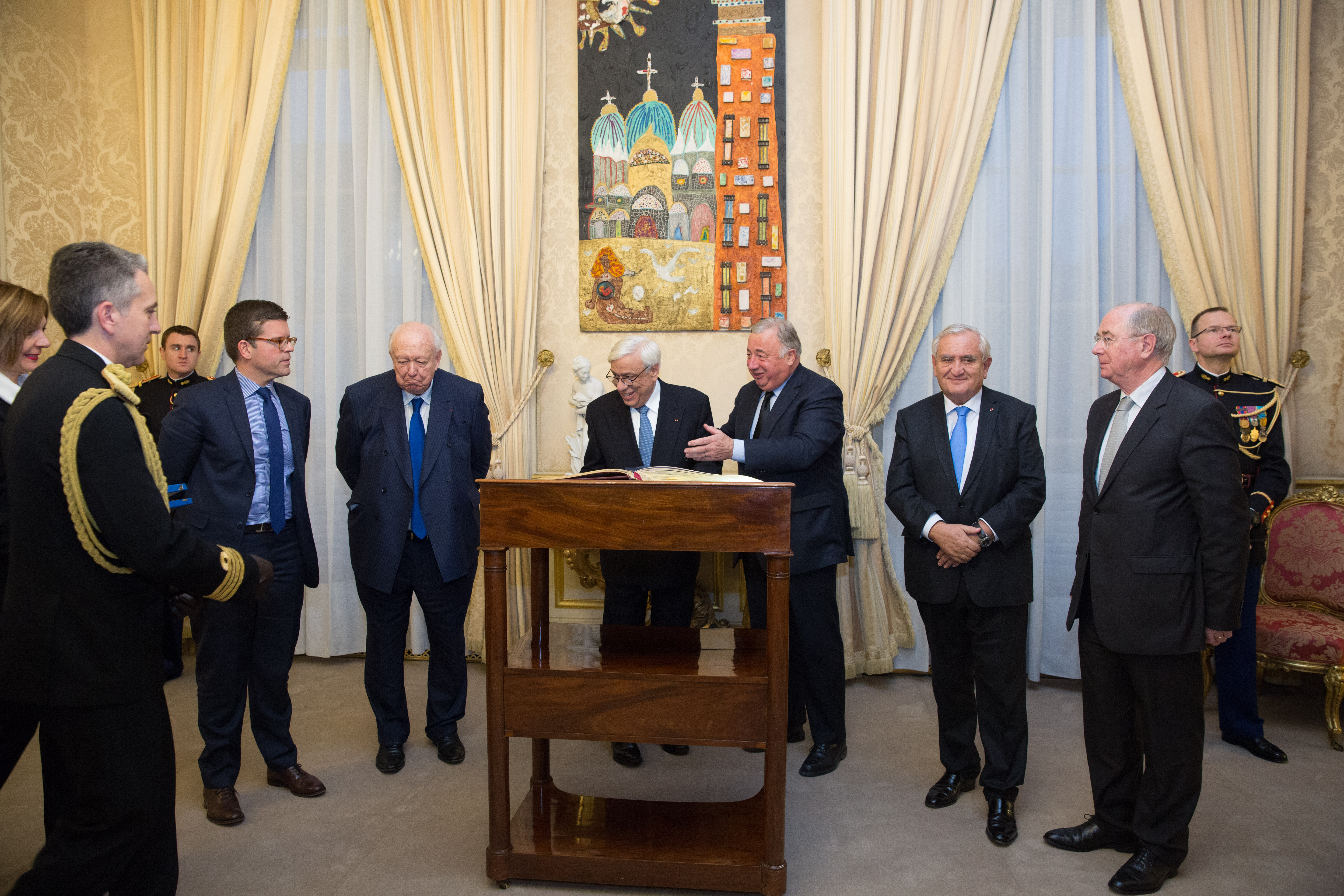 Première visite officielle en France du Président de la République Hellénique M. Prokopis Pavlopoulos - 12 et 13 décembre 2016