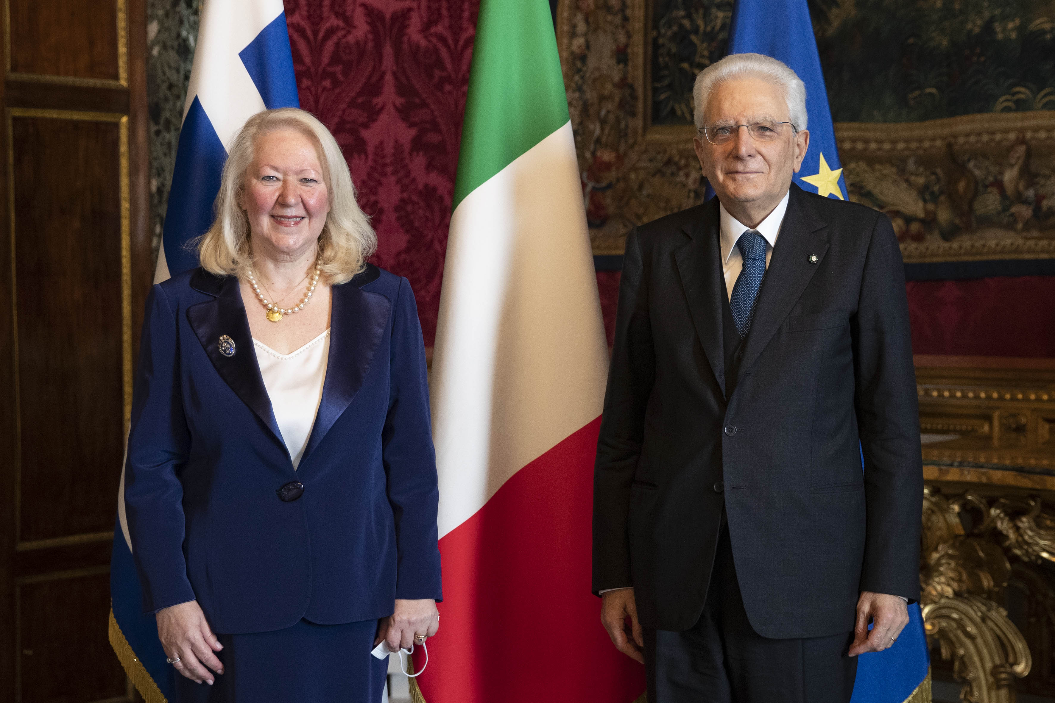 Διαπιστευτήρια της νέας Πρέσβεως στην Ιταλία κας Ελένης Σουρανή