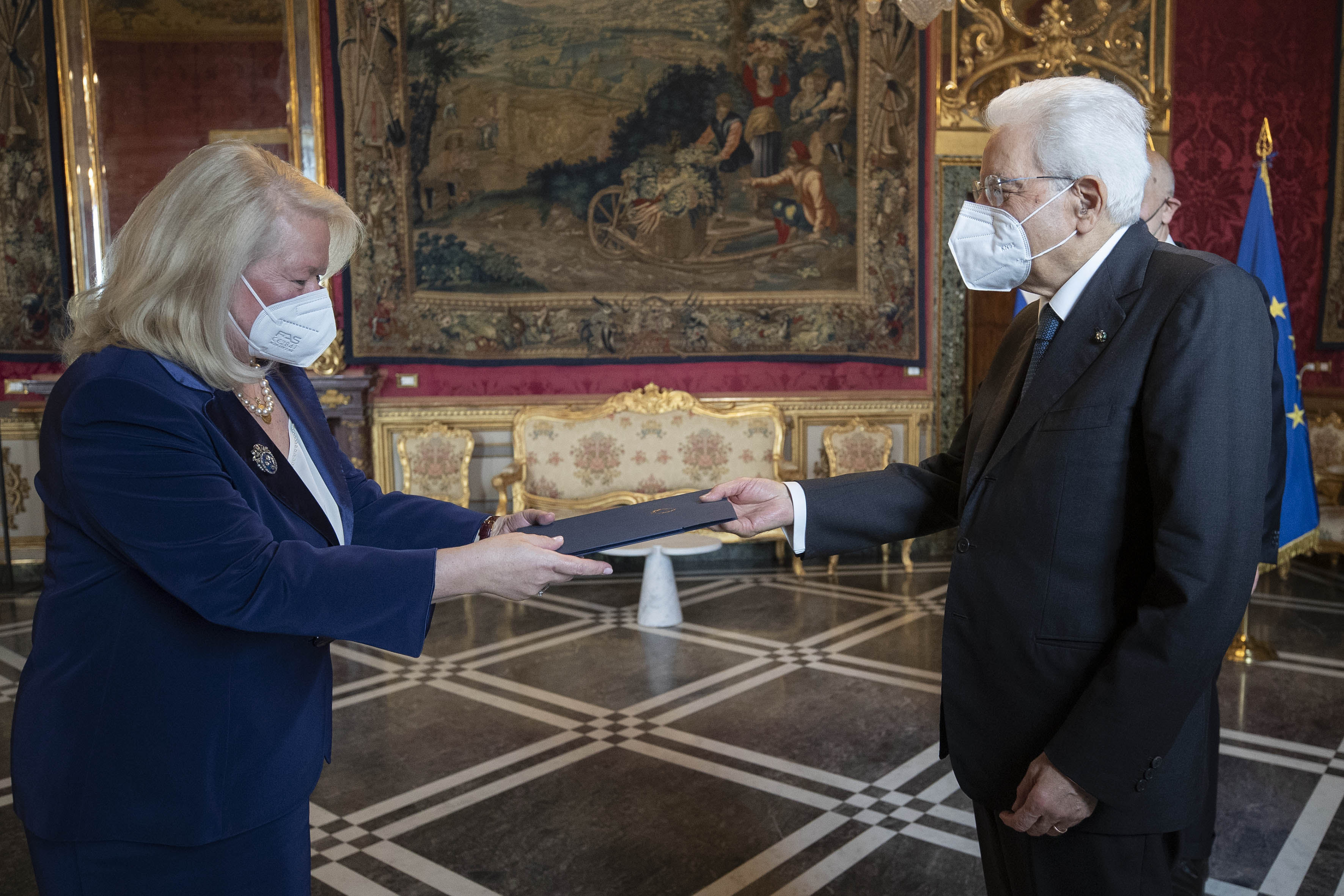 Διαπιστευτήρια της νέας Πρέσβεως στην Ιταλία κας Ελένης Σουρανή