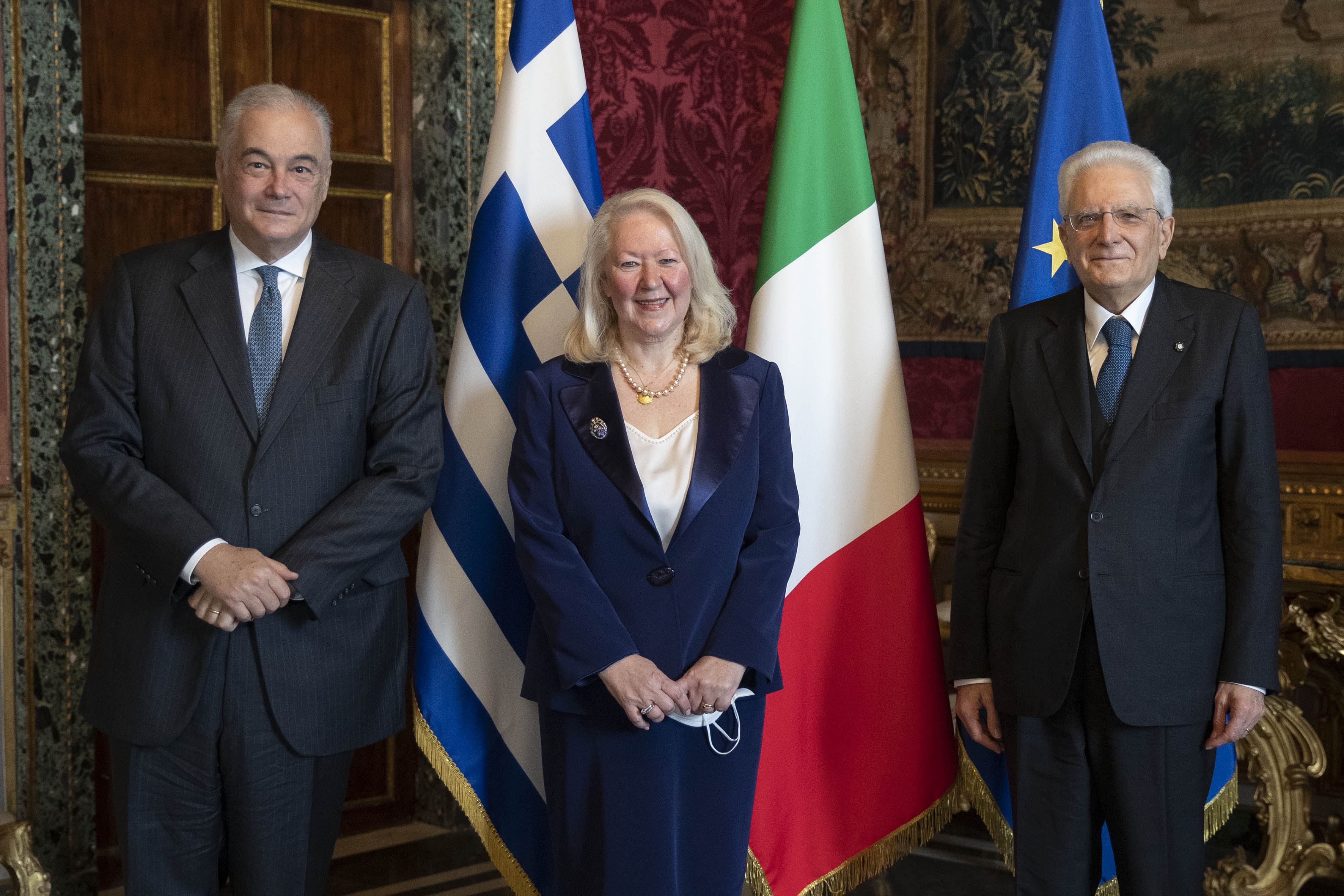 Διαπιστευτήρια της νέας Πρέσβεως στην Ιταλία κας Ελένης Σουρανή