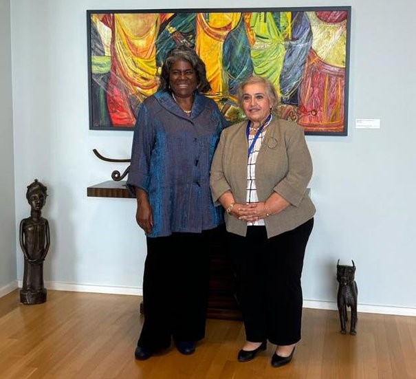 Meeting between DFM Alexandra Papadopoulou and US Permanent Representative to the UN, Ambassador Linda Thomas-Greenfield