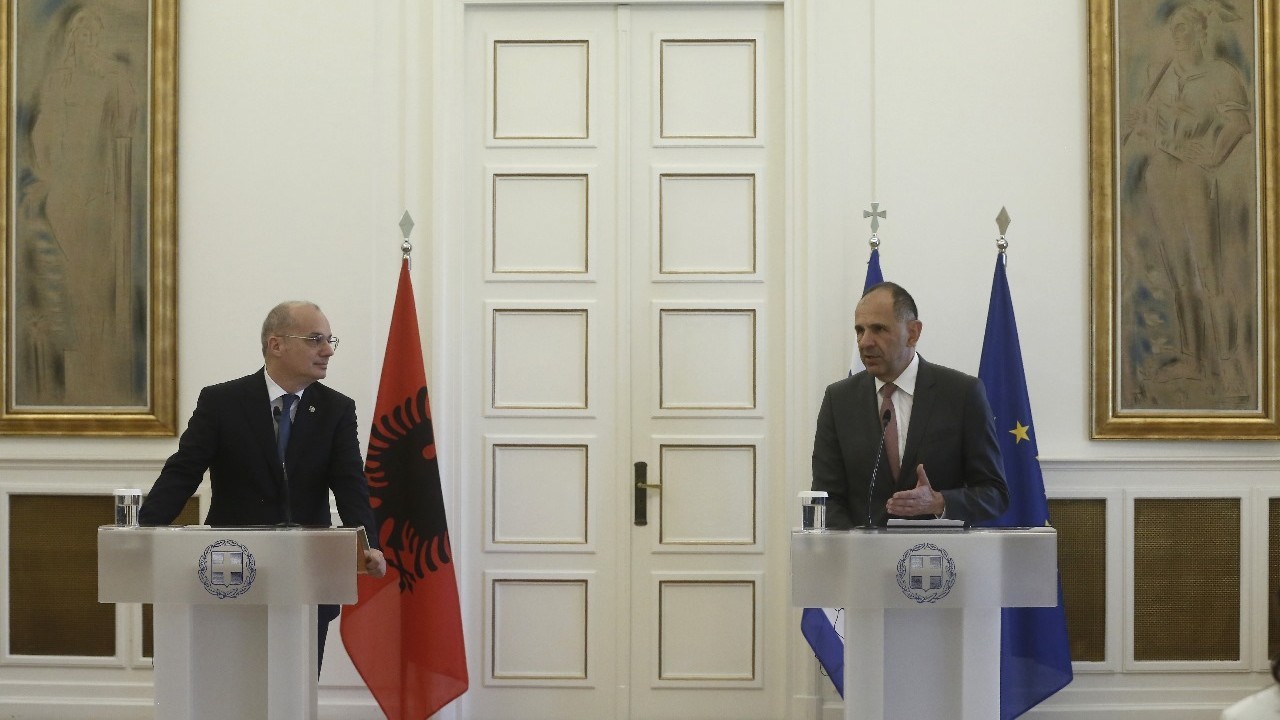 Δηλώσεις Υπουργού Εξωτερικών, Γιώργου Γεραπετρίτη, μετά το πέρας της συνάντησής του με τον Υπουργό Ευρώπης και Εξωτερικών της Αλβανίας, Igli Hasani (Αθήνα, 03.06.2025)
