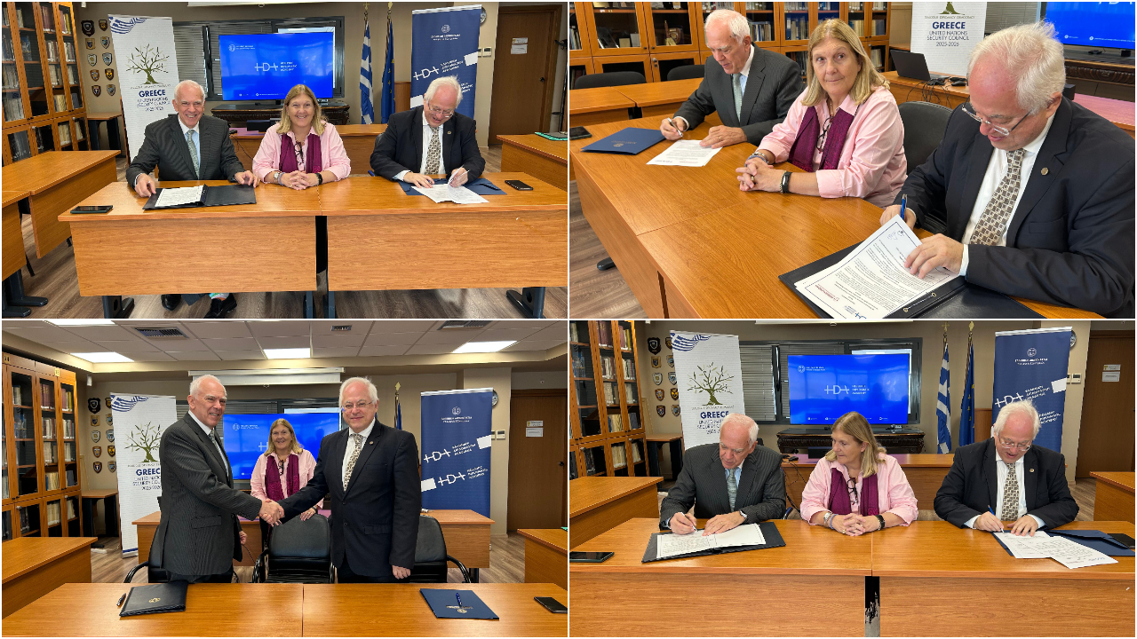 Υπογραφή Μνημονίου Συνεργασίας μεταξύ της Ελληνικής Διπλωματικής Ακαδημίας και της Νομικής Σχολής του Αριστοτελείου Πανεπιστημίου Θεσσαλονίκης (03.10.2025)