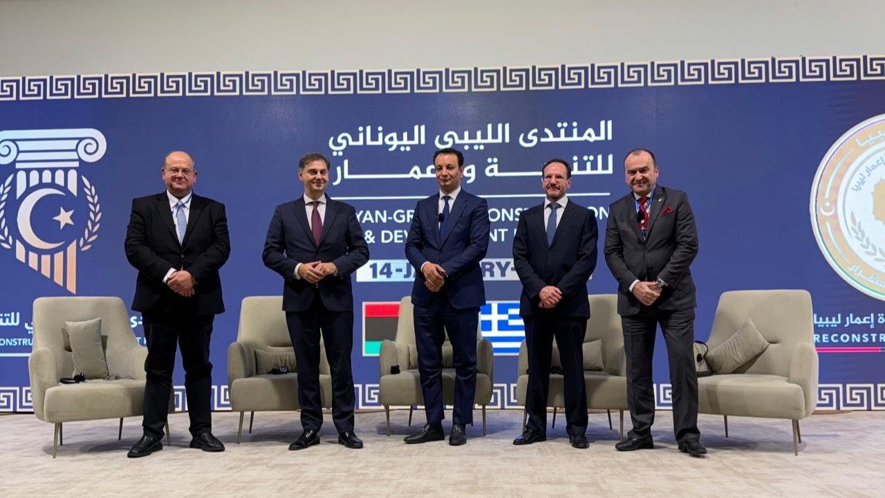 Συμμετοχή Υφυπουργού Εξωτερικών, Χάρη Θεοχάρη, στο Λιβυο-Ελληνικό Φόρουμ Ανασυγκρότησης & Ανάπτυξης και επιχειρηματική αποστολή στη Βεγγάζη (Βεγγάζη, 14.01.2026)