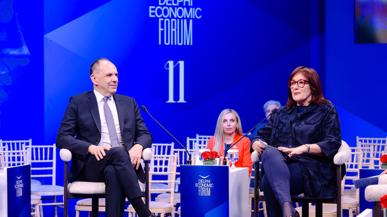 Minister of Foreign Affairs George Gerapetritis’ discussion with the Commissioner for the Mediterranean, Dubravka Šuica and journalist Alexandra Fotaki on global developments at the 