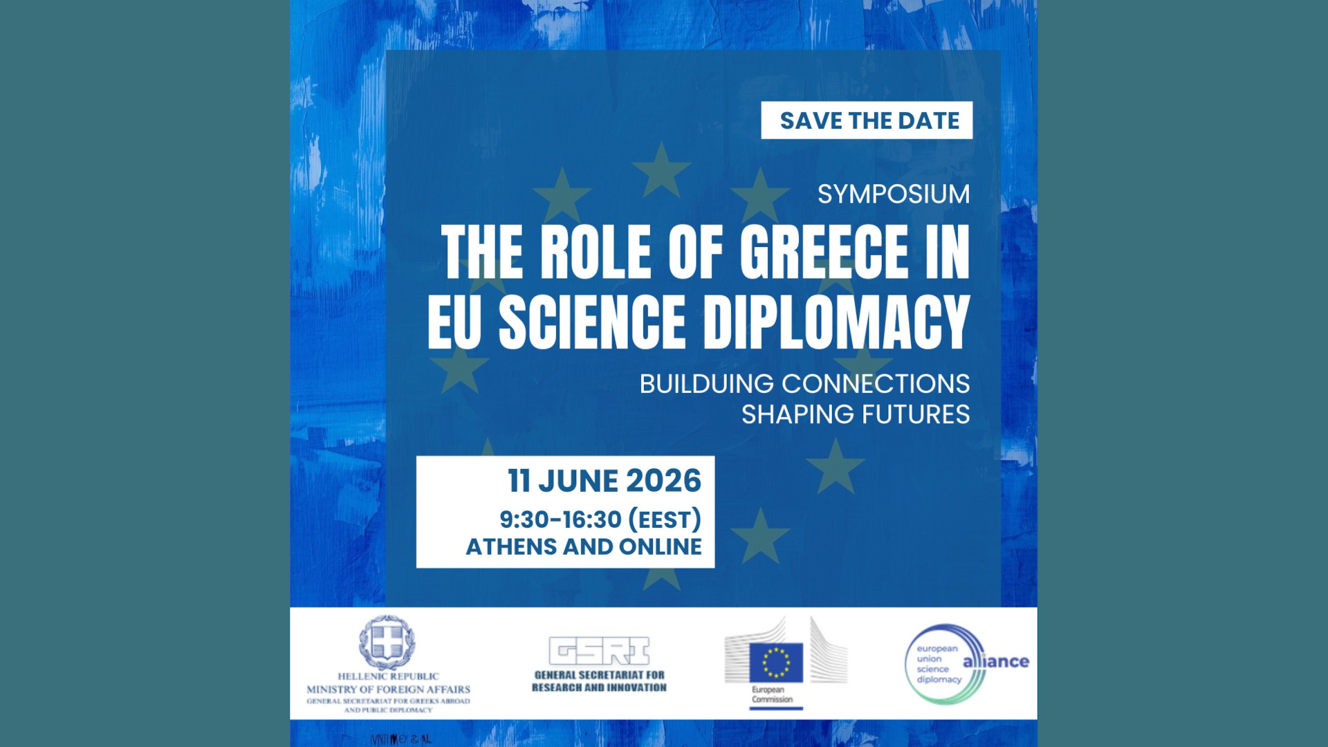 Symposium on the Role of Greece in EU Science Diplomacy (11.06.2026)