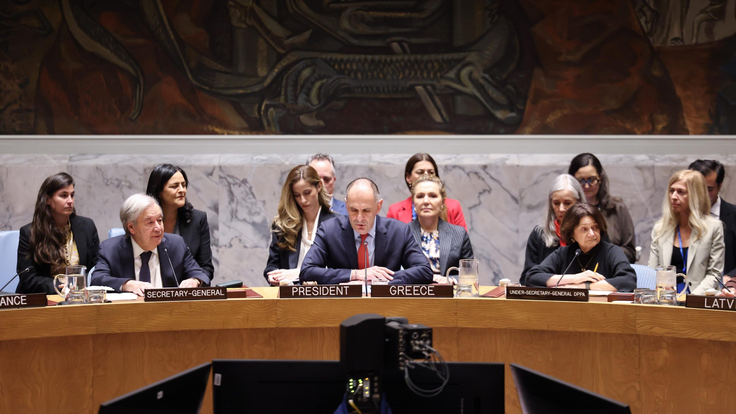 Minister of Foreign Affairs George Gerapetritis’ intervention at the UN Security Council Open Debate on “Women, Peace and Security” (New York, 27.10.2026)