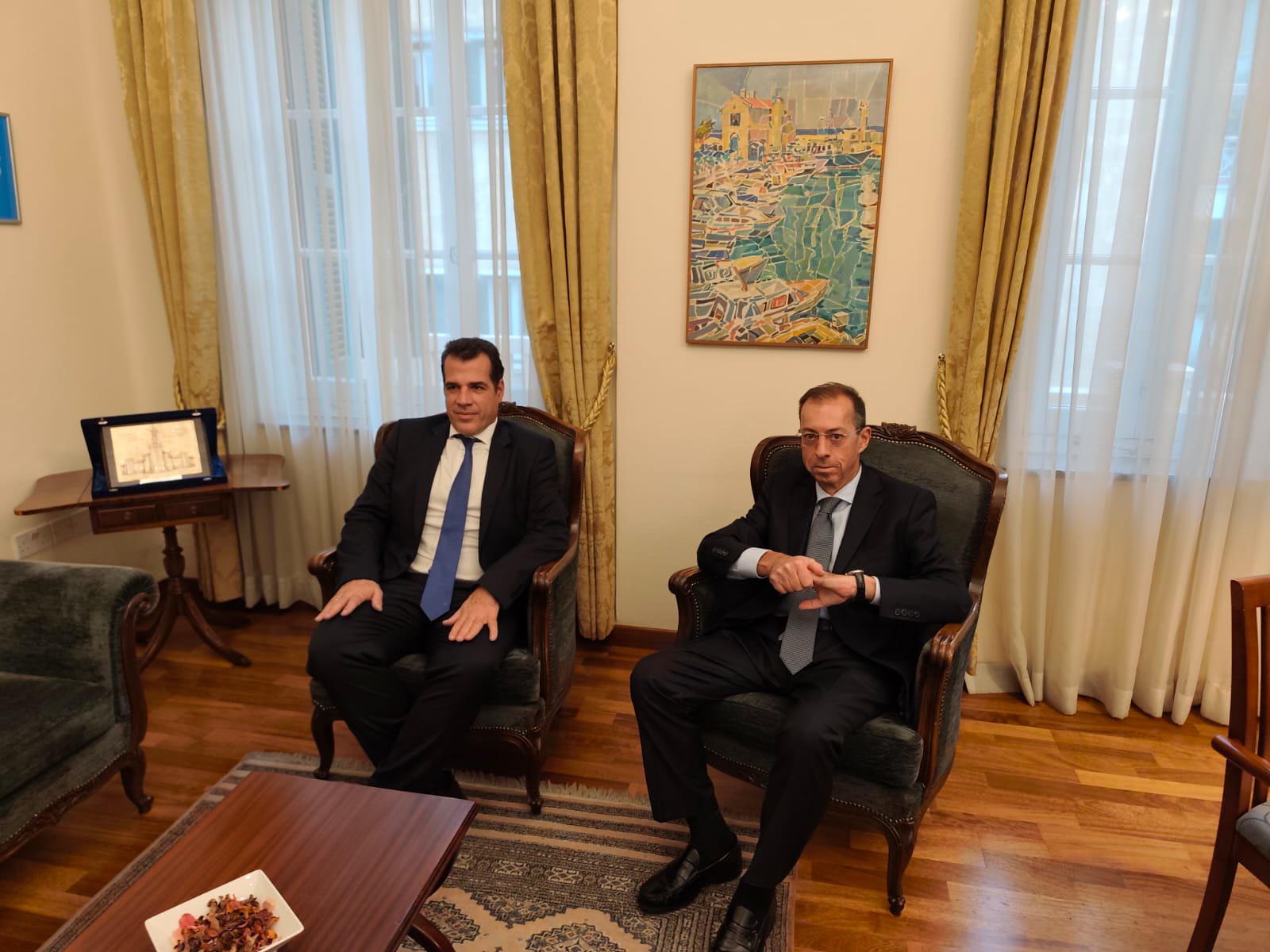 Επίσκεψη του Υπουργού Μετανάστευσης και Ασύλου κ. Αθανάσιου Πλεύρη στην Κύπρο (Λευκωσία, 24.11.2025)