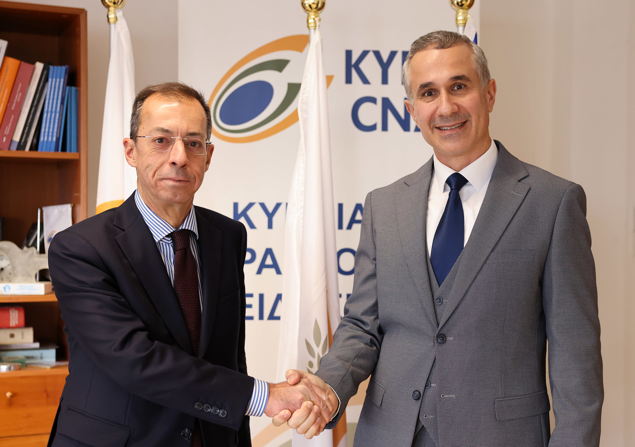 Επίσκεψη του Πρέσβεως της Ελλάδος στην Κύπρο κ. Κωνσταντίνου Κόλλια στο Κυπριακό Πρακτορείο Ειδήσεων (Λευκωσία, 09.12.2025)