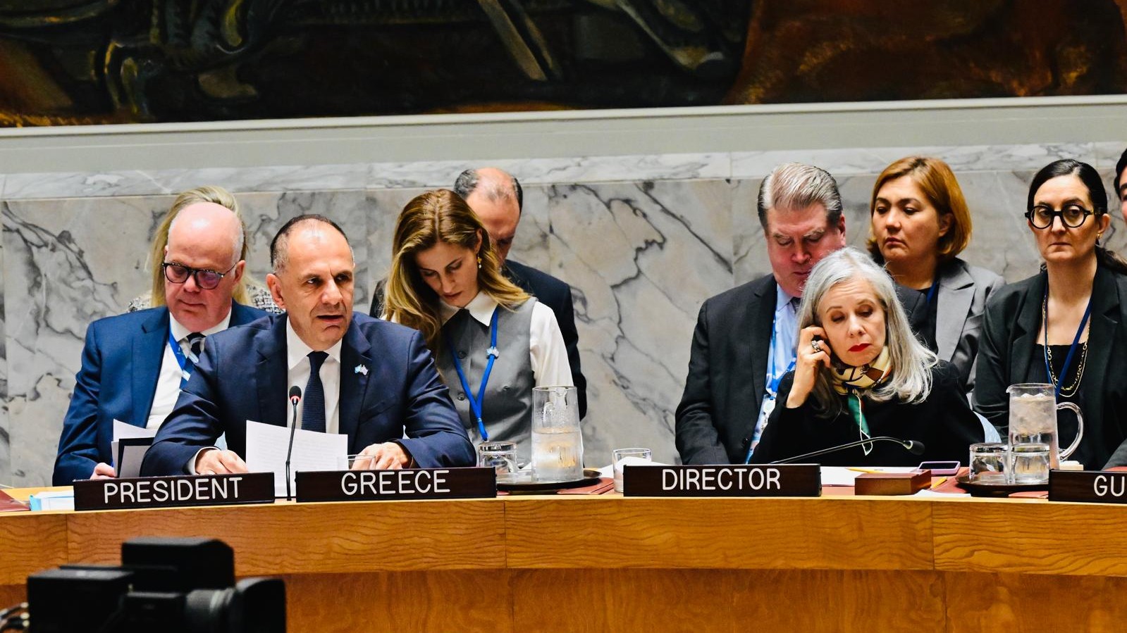 Παρέμβαση Υπουργού Εξωτερικών, Γιώργου Γεραπετρίτη, σε ανοικτή συζήτηση του Συμβουλίου Ασφαλείας του ΟΗΕ για την προστασία των αμάχων στις ένοπλες συγκρούσεις (Νέα Υόρκη, 22.05.2025)