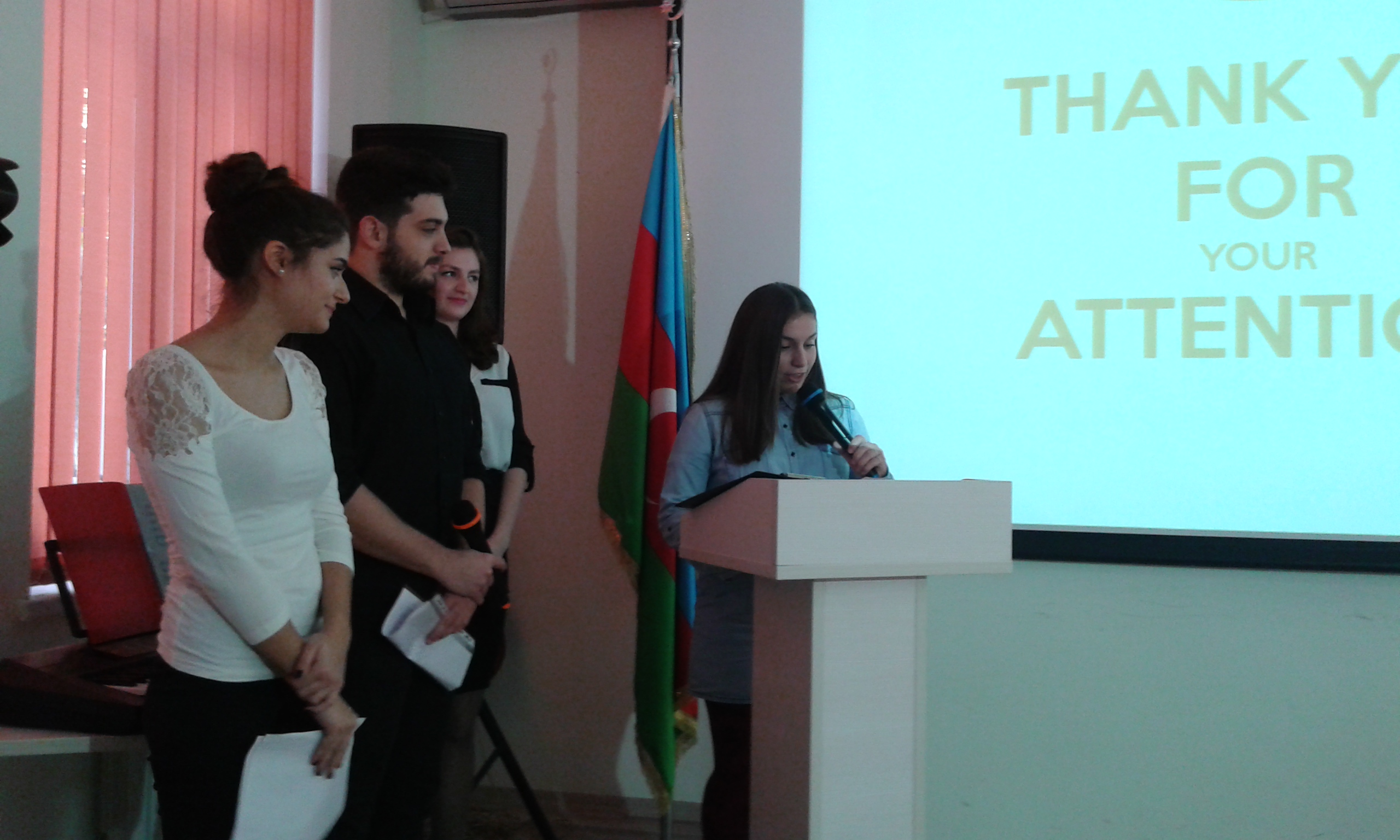 Azerbaijan
University of Languages (ADU) event about Greece and Azerbaijan
(November 5 2015)