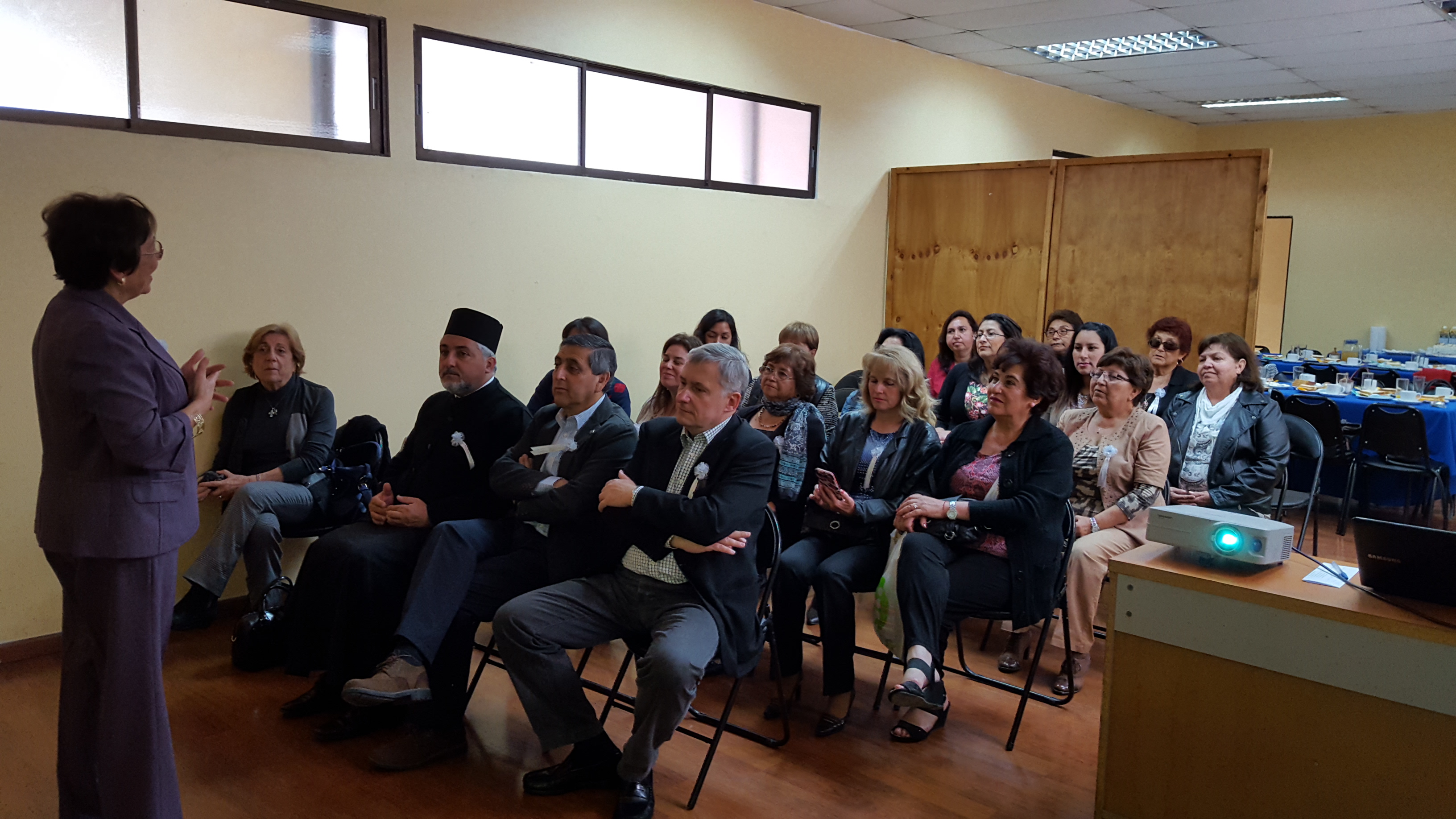 El Embajador de Grecia Sr. Ioannis Tzovas-Mourouzis asistió a la celebración del centenario de la fundación de la Sociedad Helénica de Socorros Mutuos de Antofagasta