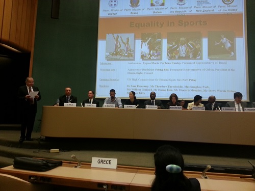 Side Event on Equality in Sports