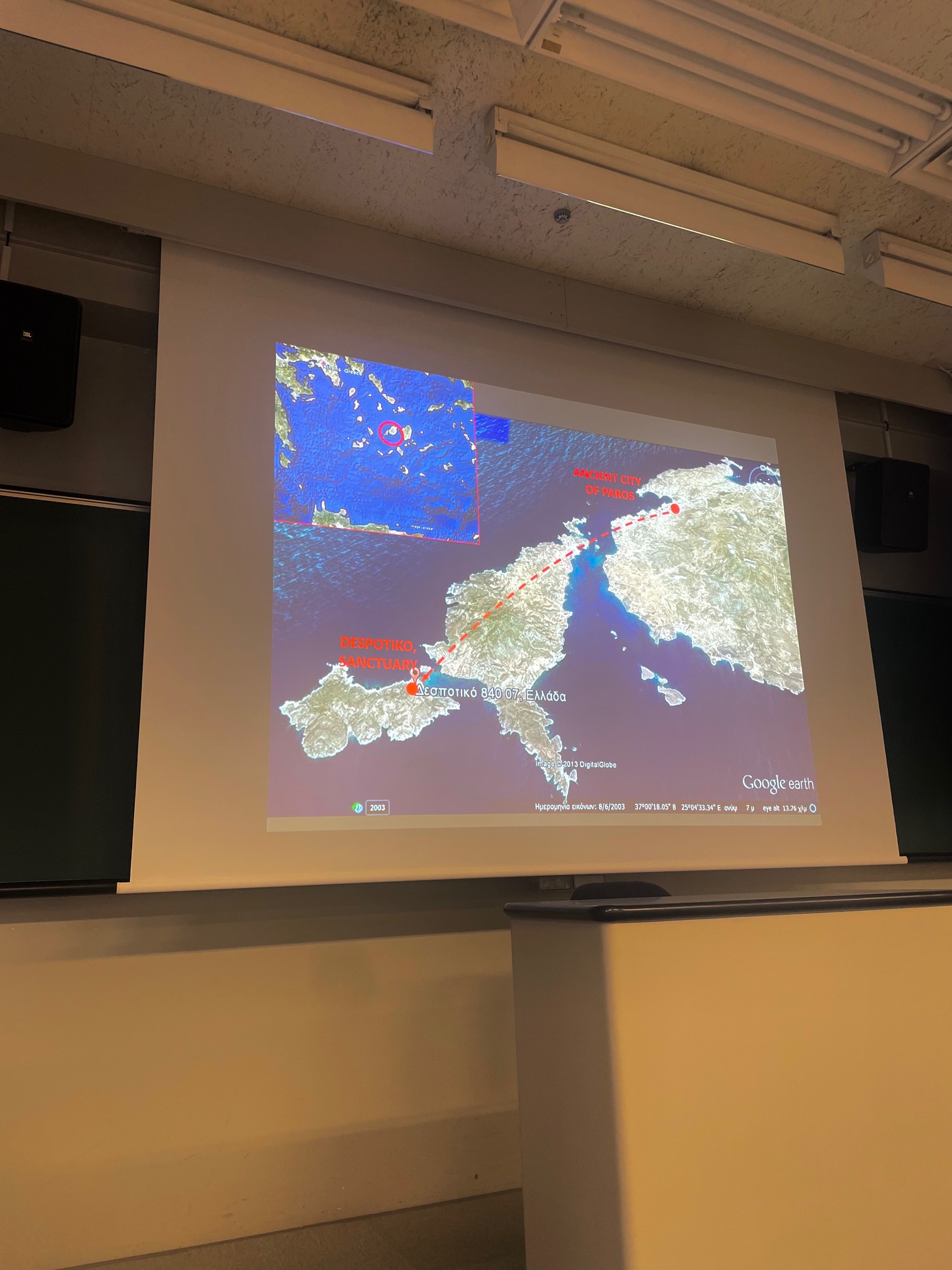 Διάλεξη για τον Κυκλαδικό πολιτισμό και την ανασκαφή στο Δεσποτικό