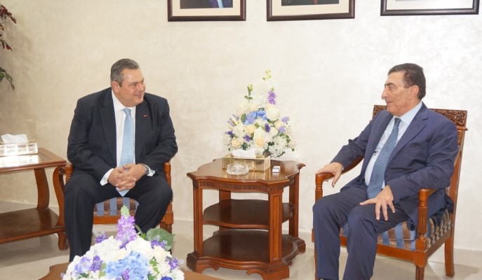 Official visit of the Minister of National Defence Mr. P. Kammenos