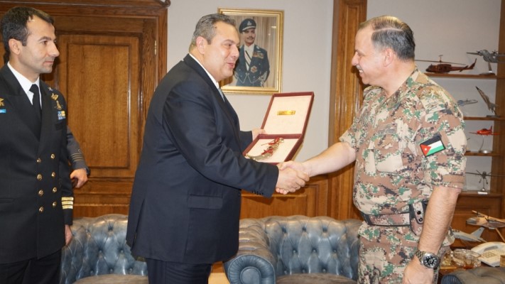 Official visit of the Minister of National Defence Mr. P. Kammenos