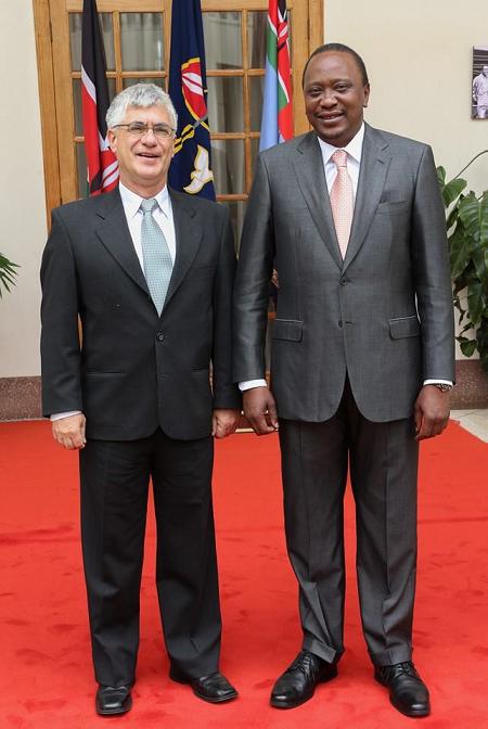 Departure of H.E. Ambassador Mr Kouvaritakis and farewell meeting with President Uhuru Kenyatta