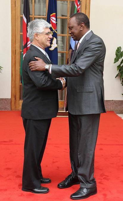 Departure of H.E. Ambassador Mr Kouvaritakis and farewell meeting with President Uhuru Kenyatta