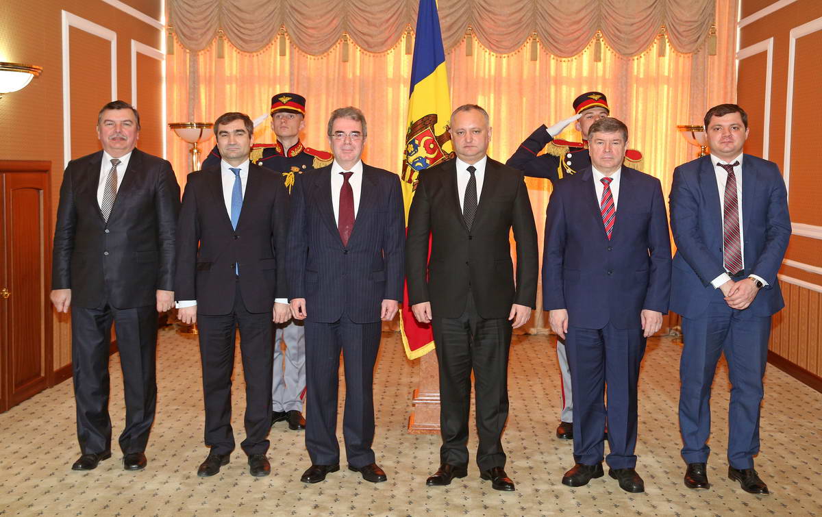 Moldovan President received credentials of the new Ambassador of the Hellenic Republic Georgios Poukamissas