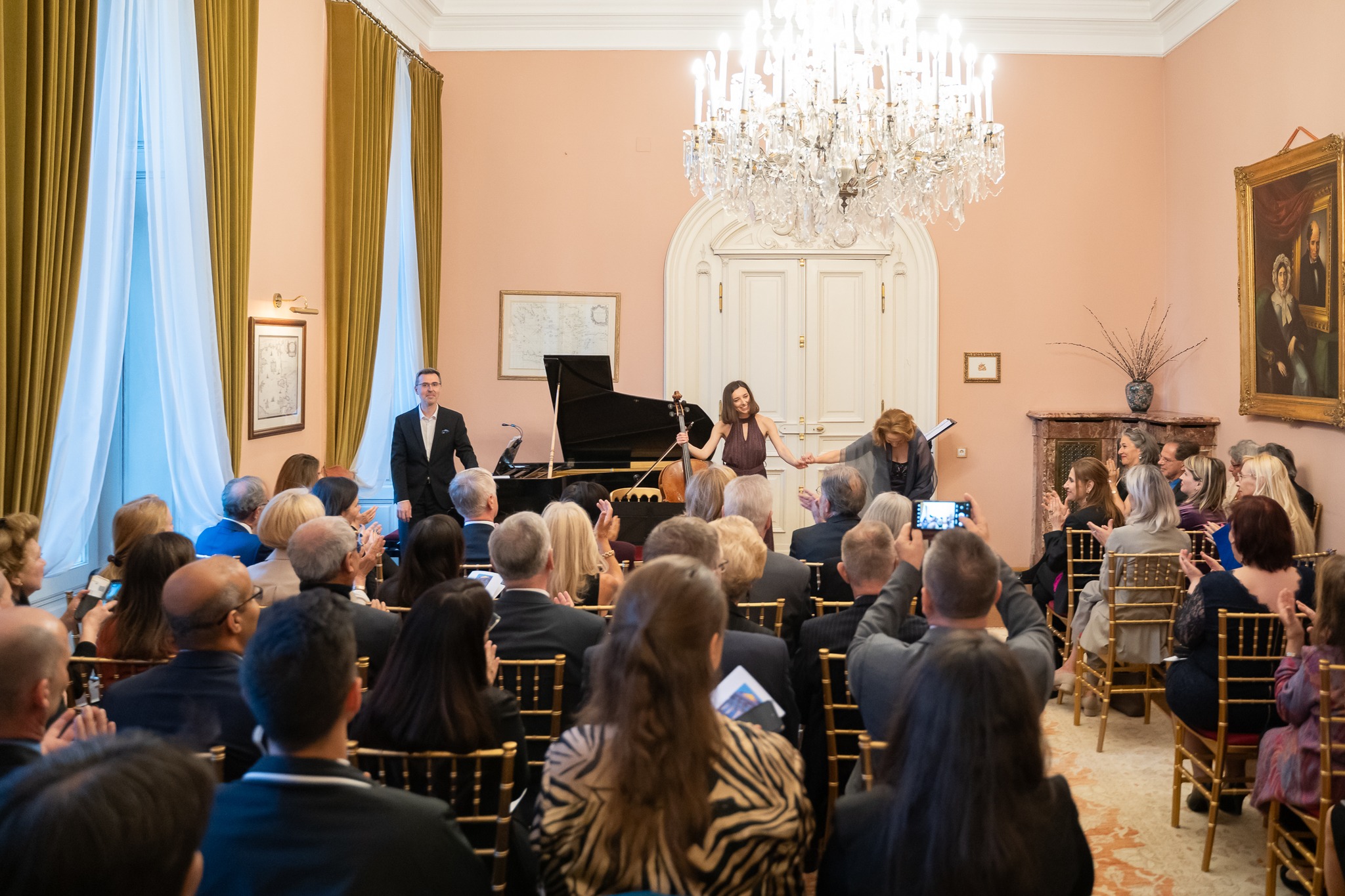 Griechisches Musikkonzert in der griechischen Botschaft in Wien