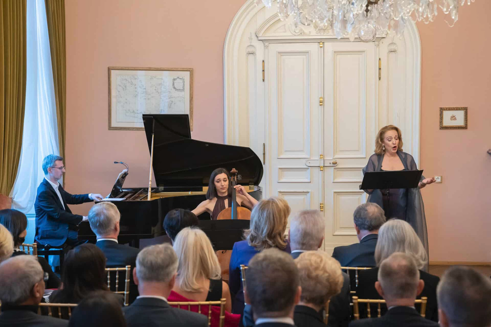 Griechisches Musikkonzert in der griechischen Botschaft in Wien