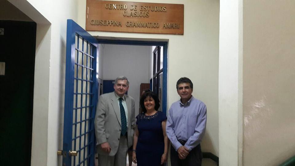 Visita del Embajador de Grecia Sr. Ioannis Tzovas Mourouzis al Centro de Estudios Clásicos Giuseppina Grammatico Amari de la Universidad Metropolitana de Ciencias de la Educación