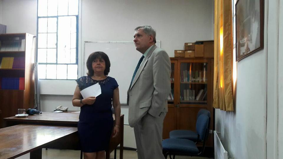 Visita del Embajador de Grecia Sr. Ioannis Tzovas Mourouzis al Centro de Estudios Clásicos Giuseppina Grammatico Amari de la Universidad Metropolitana de Ciencias de la Educación