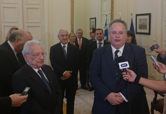 Statements of the new and outgoing Foreign Ministers, Nikos Kotzias and Petros Molyviatis, at the Foreign Ministry handover ceremony (23 September 2015)