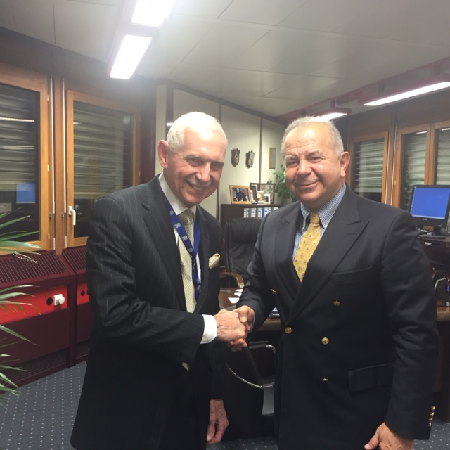 Meeting of Permanent Representative Alexis Alexandris with the Director General of IOM, Mr. Lacy Swing (17.11.2015).