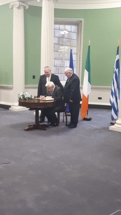 State Visit to Ireland by the President of the Hellenic Republic Mr. Pavlopoulos