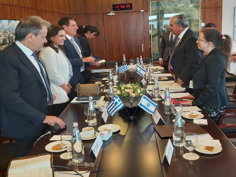 Delegation of Greek-Israeli Parliamentary Friendship Group visits Israel