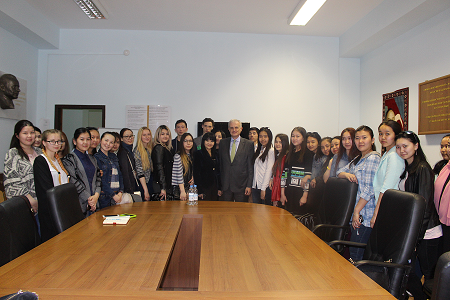 Ομιλία Πρέσβεως κ. Παντζόπουλου στο Πανεπιστήμιο «Γκουμιλιόφ», 19.4.2016