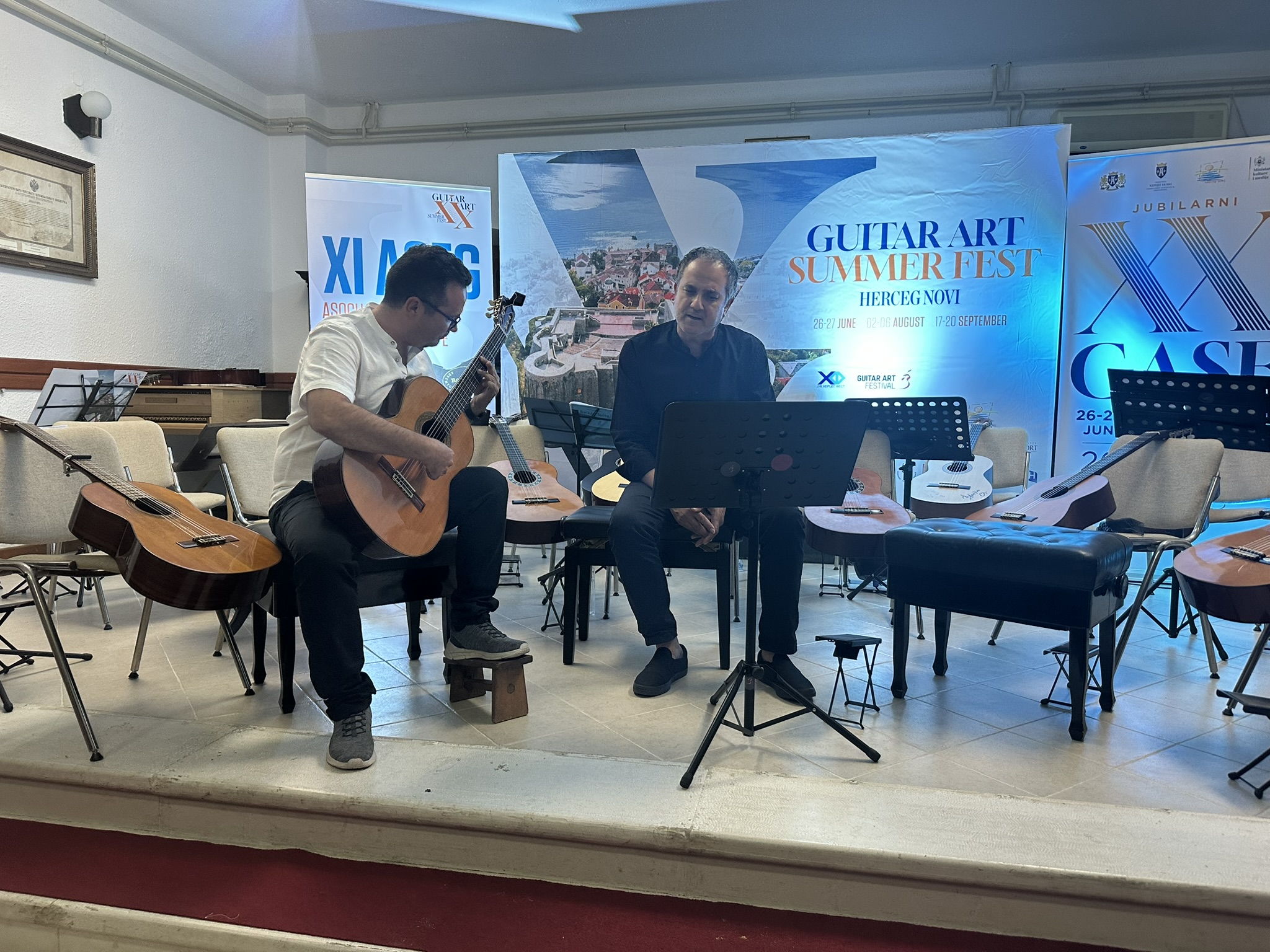 Η ελληνική μουσική στο διεθνές Guitar Art Summer Fest στο Herceg Novi