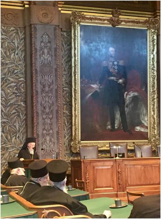 Από την ομιλία του Οικουμενικού Πατριάρχου Βαρθολομαίου Α’ με θέμα «Θρησκεία και Ασφάλεια» και τη συζήτηση που ακολούθησε, ενώπιον της Ολλανδικής Γερουσίας (8.11.2019)