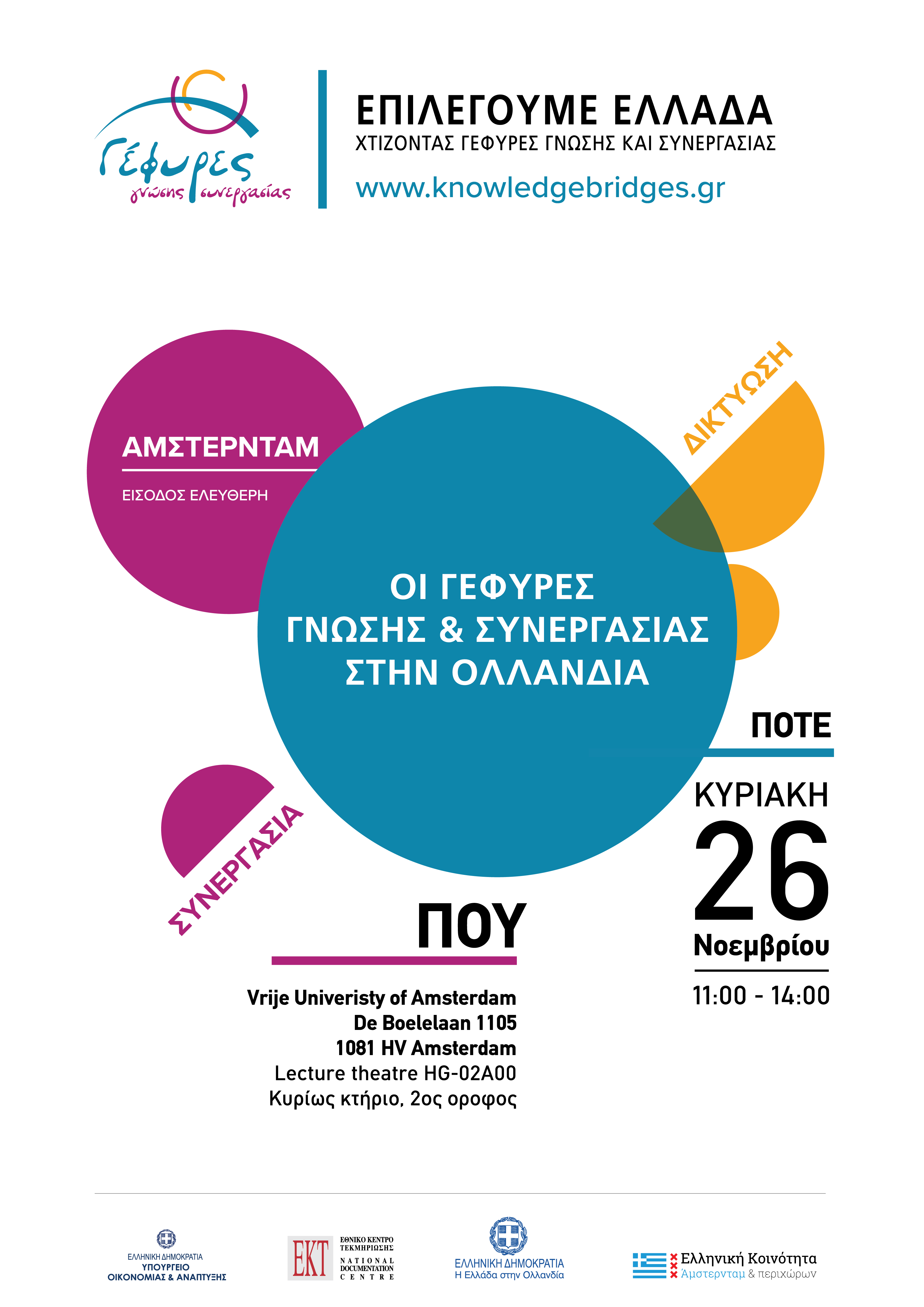 Οι «Γέφυρες Γνώσης και Συνεργασίας» στην Ολλανδία