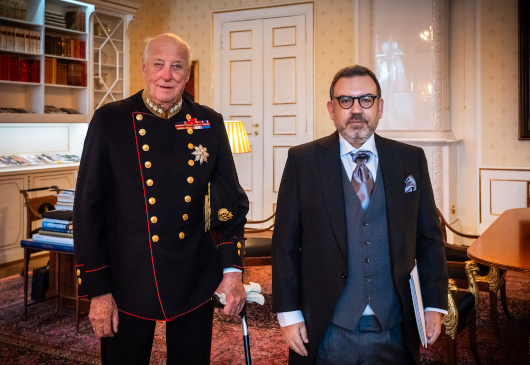 Επίδοση διαπιστευτηρίων από τoν Πρέσβη της Ελλάδος στην Νορβηγία