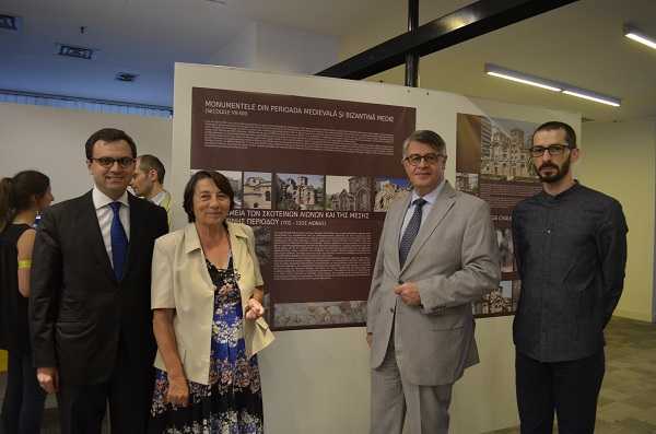 Opening of the Exhibition "Paleochristian and Byzantine monuments of Thessaloniki" held in the framework of the "Night of Cultural Institutes” event of the EUNIC network, coordinated by the Bucharest branch of the Hellenic Foundation for Culture, Buchares