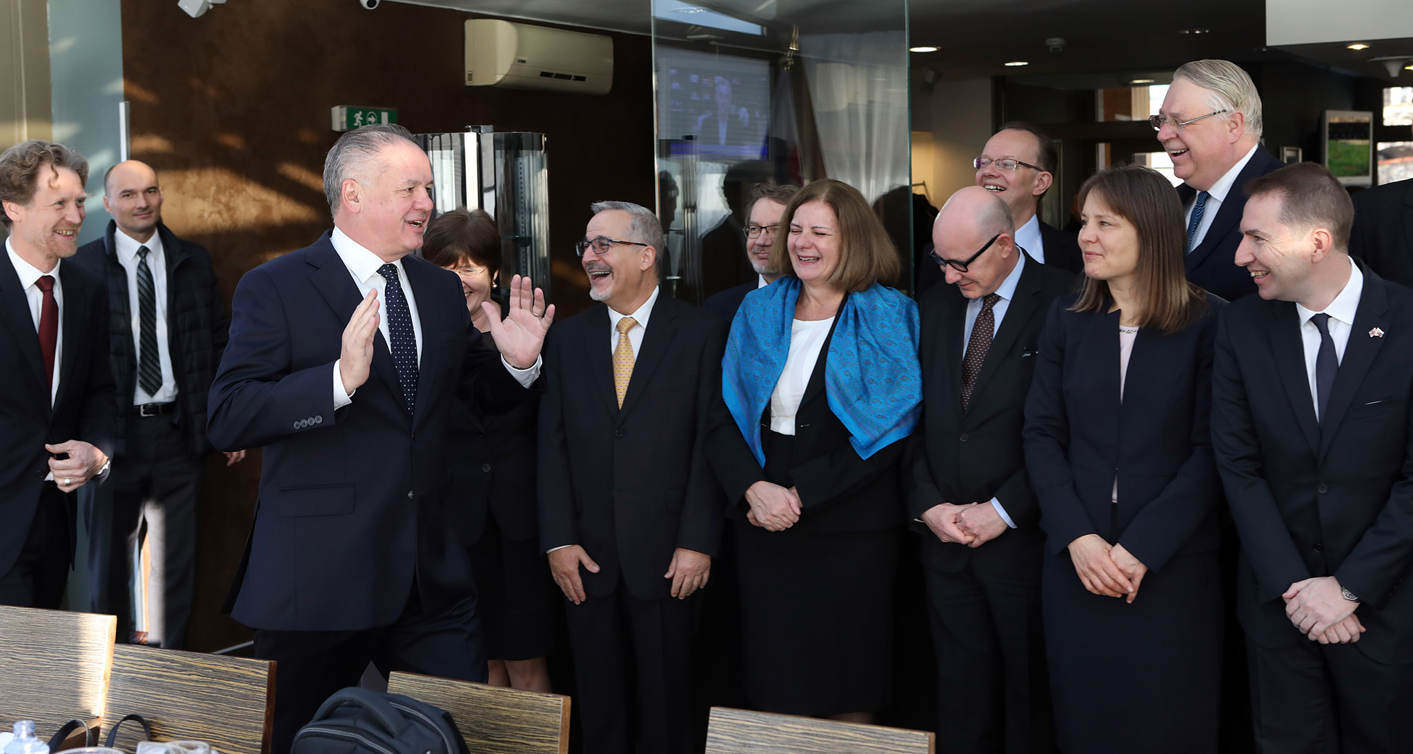 The Ambassadors of the EU member states had a working breakfast with the President of the Slovak Republic Mr. A. Kiska