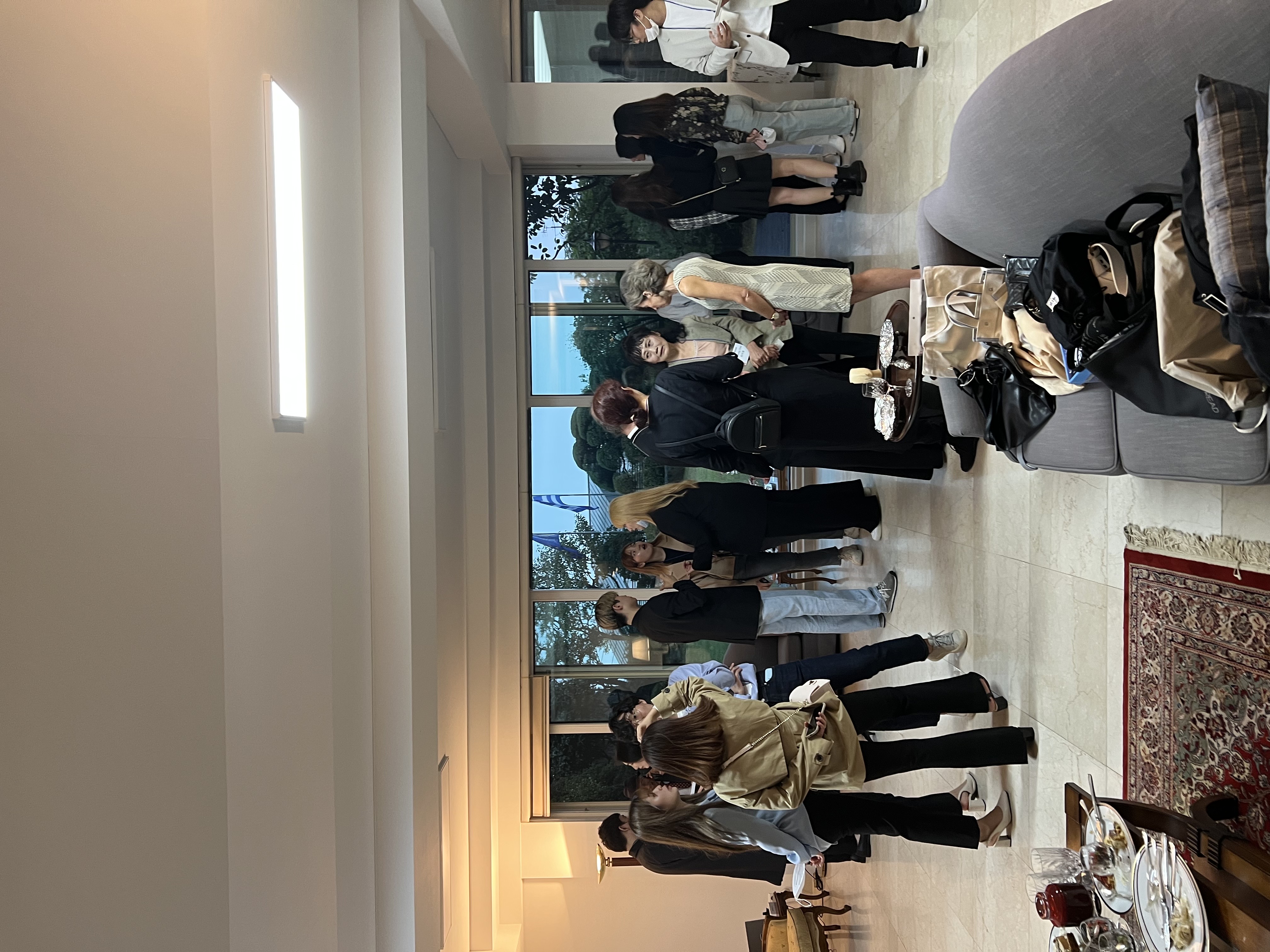 Reception for faculty and students of Department of Greek Studies