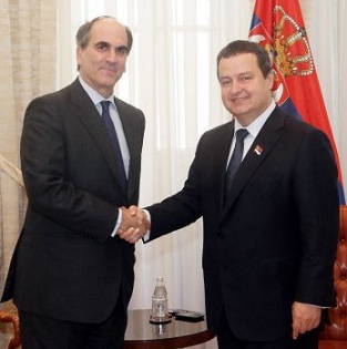 Sastanak ambasadora g. Konstantinosa Ikonomidisa sa premijerom Srbije g, Ivicom Dačićem (Beograd, 04.10.2013) Sastanak ambasadora g. Konstantinosa Ikonomidisa sa premijerom Srbije g, Ivicom Dačićem (Beograd, 04.10.2013)