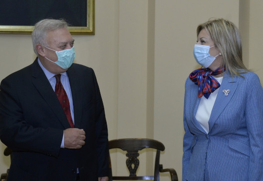 Συνάντηση του Έλληνα Πρέσβη στη Σερβία κ. Γιώργου Διακοφωτάκη με την Υπουργό Ευρωπαϊκής Ολοκλήρωσης της Σερβίας, κα Jadranka Joksimović