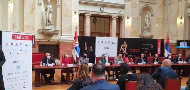 Ο Πρέσβης της Ελλάδος στη Σερβία, Γεώργιος Διακοφωτάκης στην επίσημη παρουσίαση του προγράμματος του φετινού «Belgrade Dance Festival»