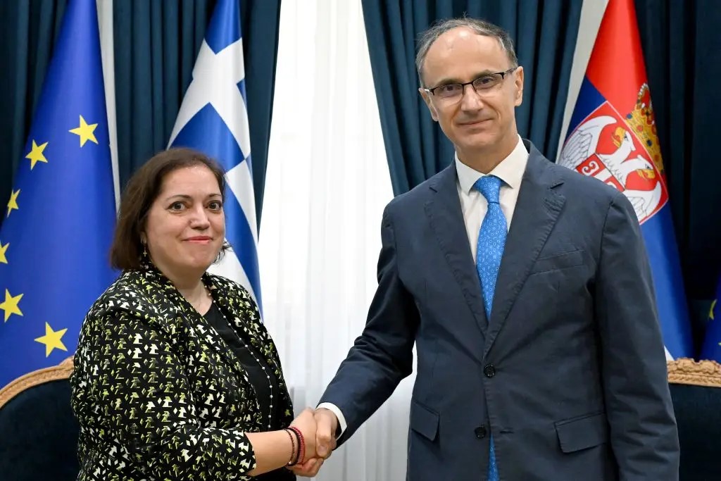 Συνάντηση της Πρέσβεως της Ελλάδας με τον Πρωθυπουργό της Σερβίας