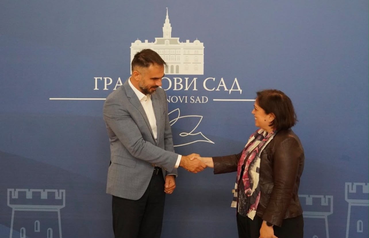 Συνάντηση Πρέσβεως της Ελλάδας κ. Μαρίας Λεβαντη με τον Δήμαρχο του Νόβισαντ κ. Zarko Micin