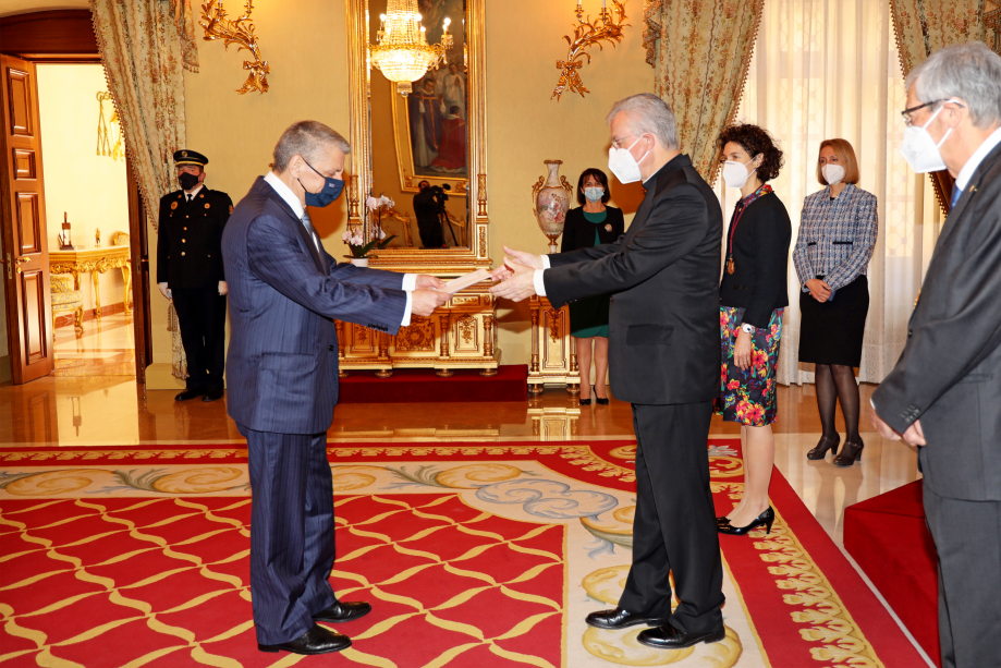 Επίδοση διαπιστευτηρίων Πρέσβεως κ. Ηλία Φωτόπουλου στο Πριγκηπάτο της Ανδόρρας